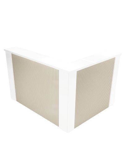 Reception per Centro Estetico Pannello Rigato | Pierucci