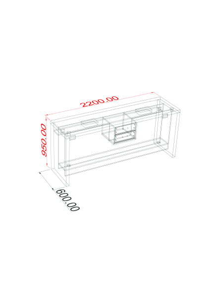 Tavolo Nails Desk con Aspiratore | Pierucci