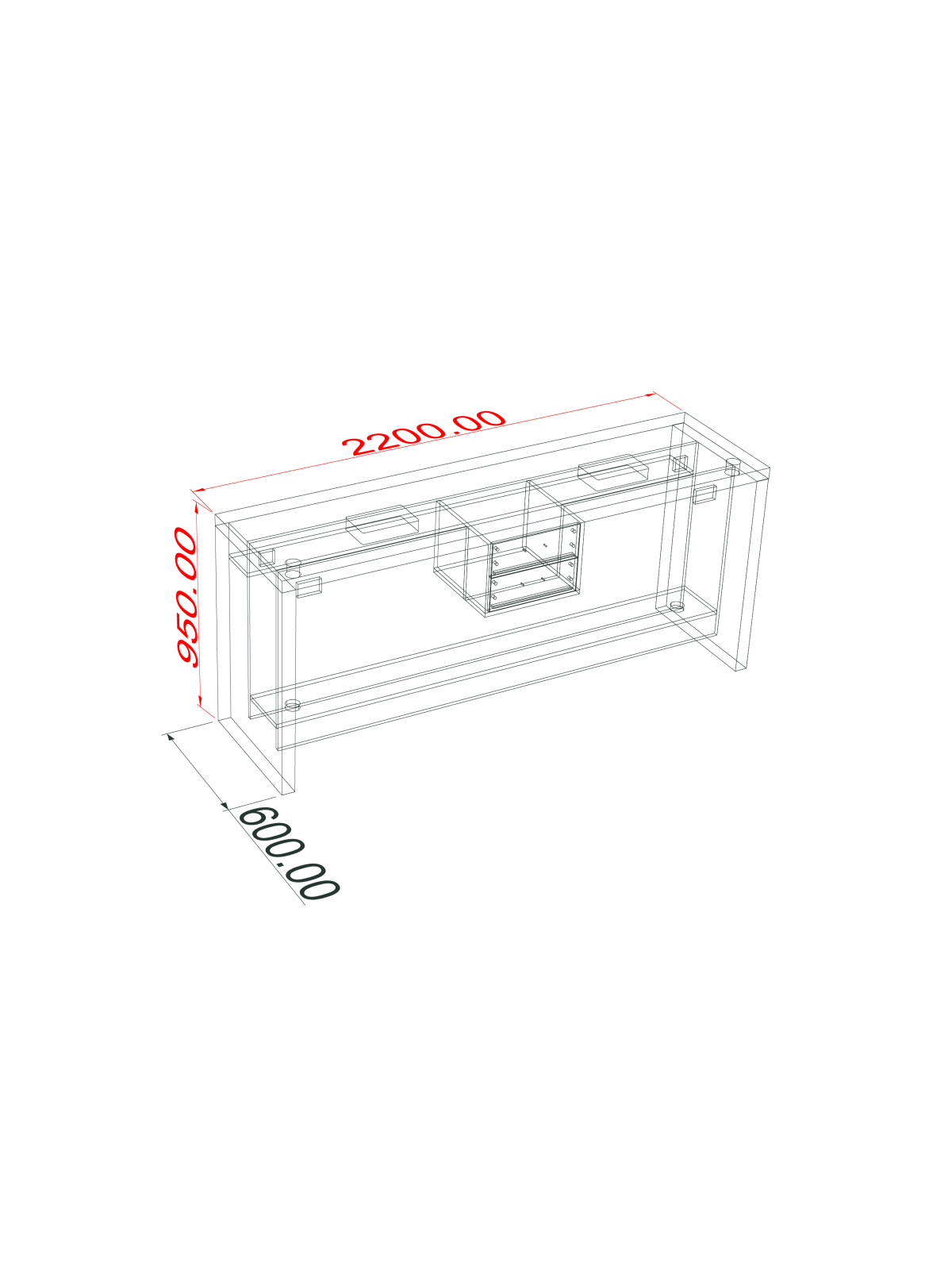 Tavolo Nails Desk con Aspiratore | Pierucci