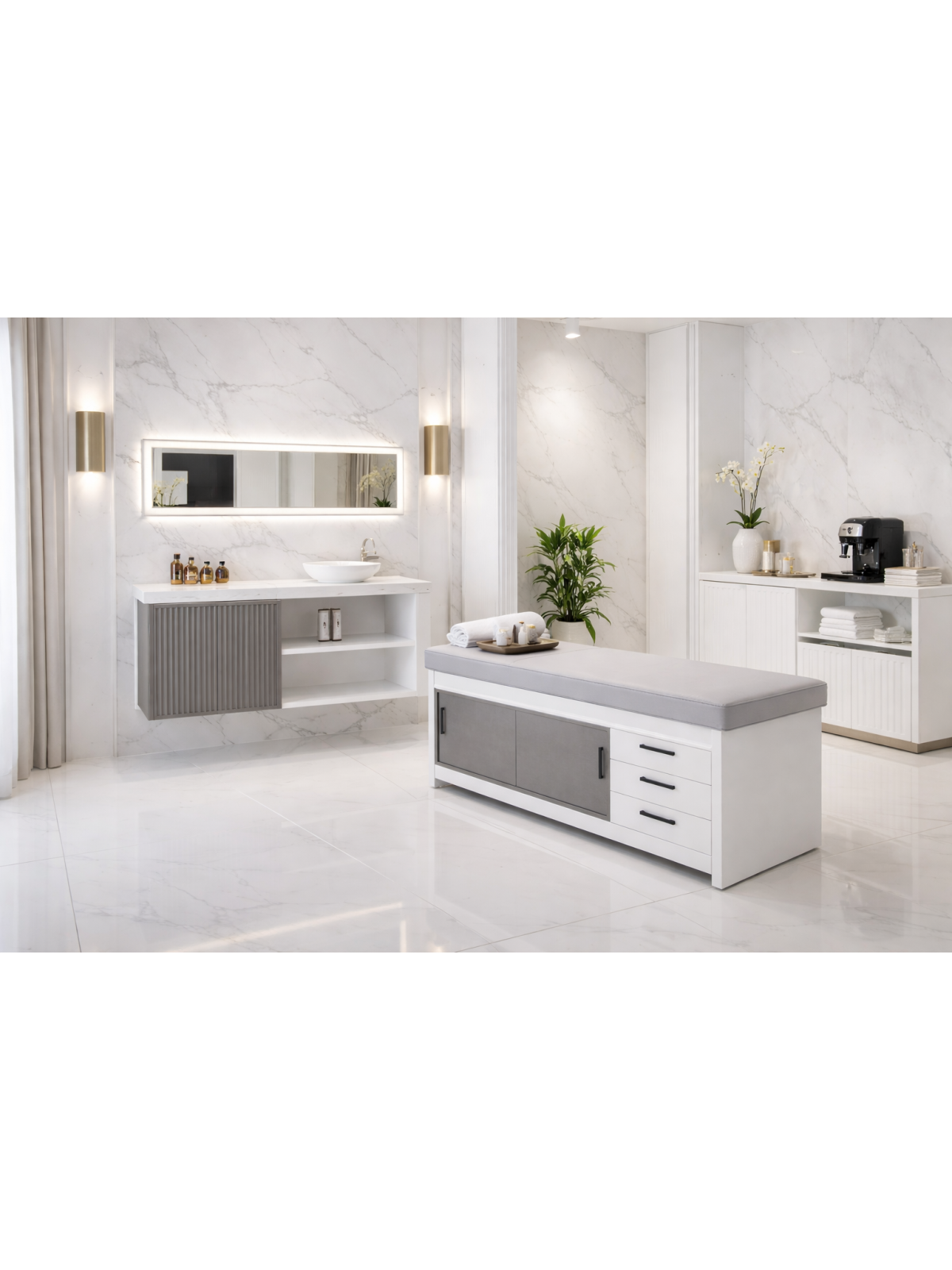 Lettino Massaggio per Estetica, Estetista - Modello Lux | Pierucci