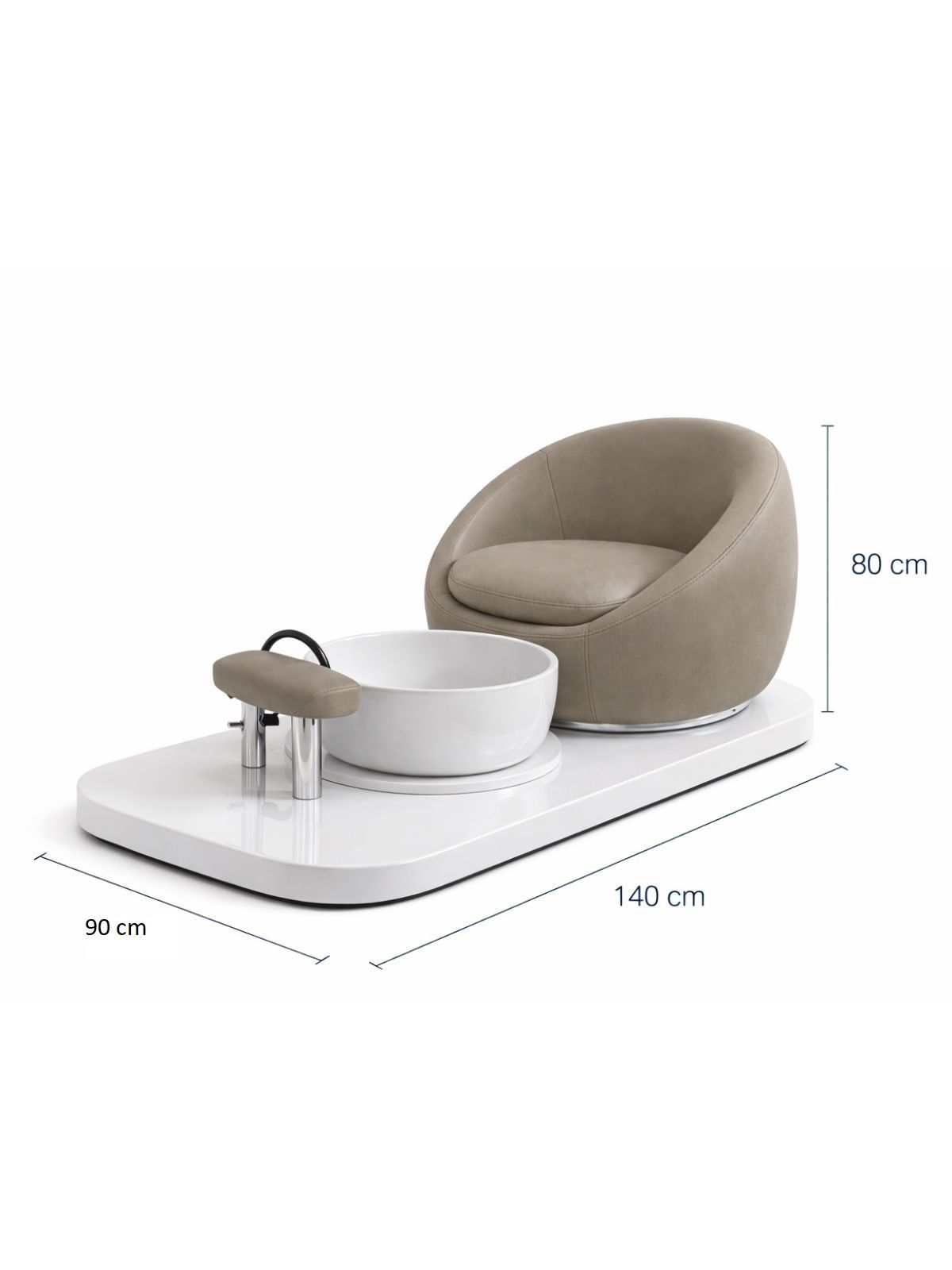 Poltrona Podo Pedicure Manicure Tavolo Nails Aspiratore Unghie Lettino Massaggio Reception Banco Cassa Arredamento Centro Esteti