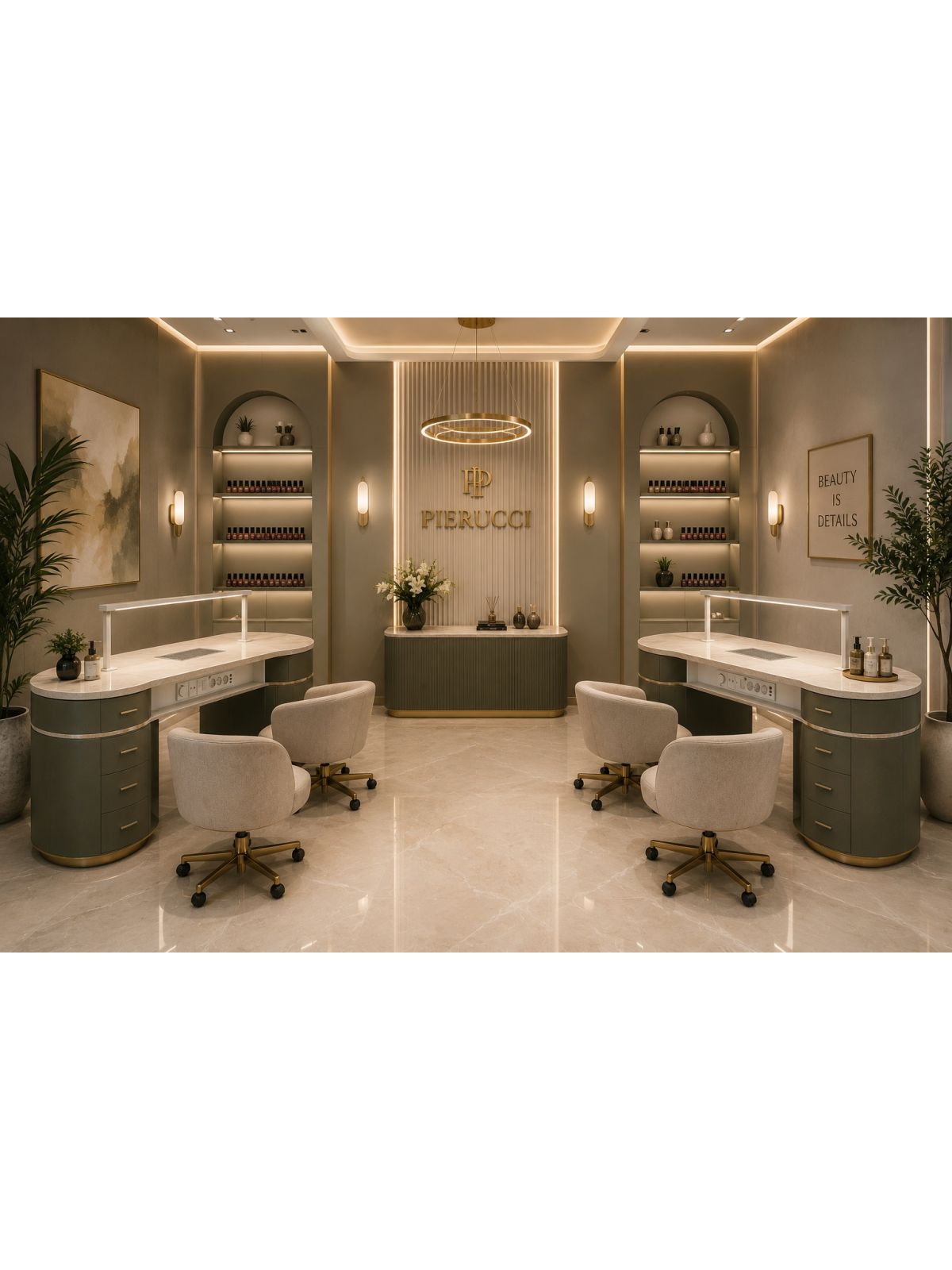 Tavolo Nails Lux con Aspiratore | Pierucci