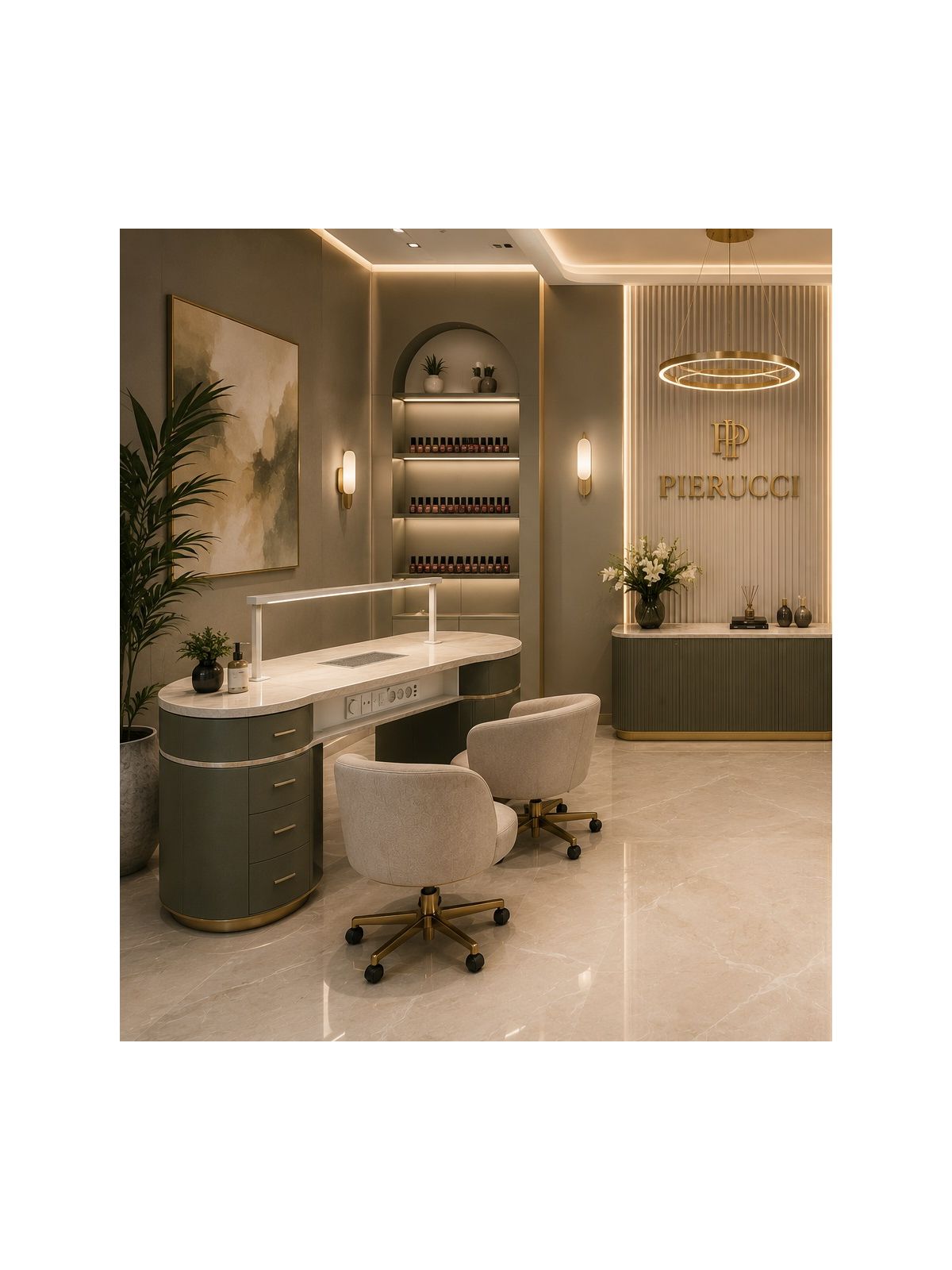 Tavolo Nails Lux con Aspiratore | Pierucci