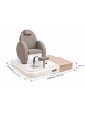 Poltrona Podo Pedicure Manicure Tavolo Nails Aspiratore Unghie Lettino Massaggio Reception Banco Cassa Arredamento Centro Esteti