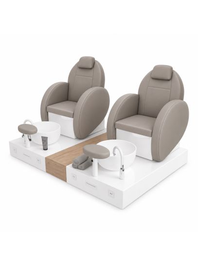 Poltrona Podo Pedicure Manicure Tavolo Nails Aspiratore Unghie Lettino Massaggio Reception Banco Cassa Arredamento Centro Esteti