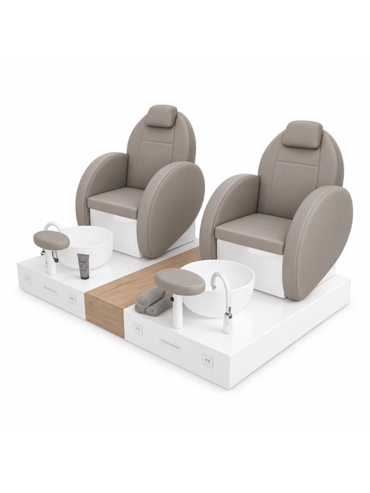 Poltrona Podo Pedicure Manicure Tavolo Nails Aspiratore Unghie Lettino Massaggio Reception Banco Cassa Arredamento Centro Esteti