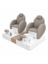 Poltrona Podo Pedicure Manicure Tavolo Nails Aspiratore Unghie Lettino Massaggio Reception Banco Cassa Arredamento Centro Esteti