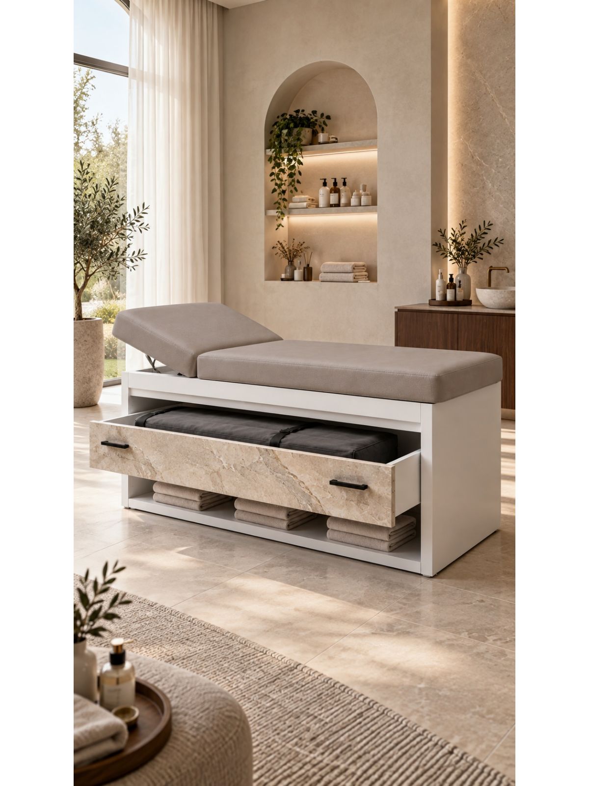 Lettino Massaggio per Estetica, Estetista - Modello Lux | Pierucci