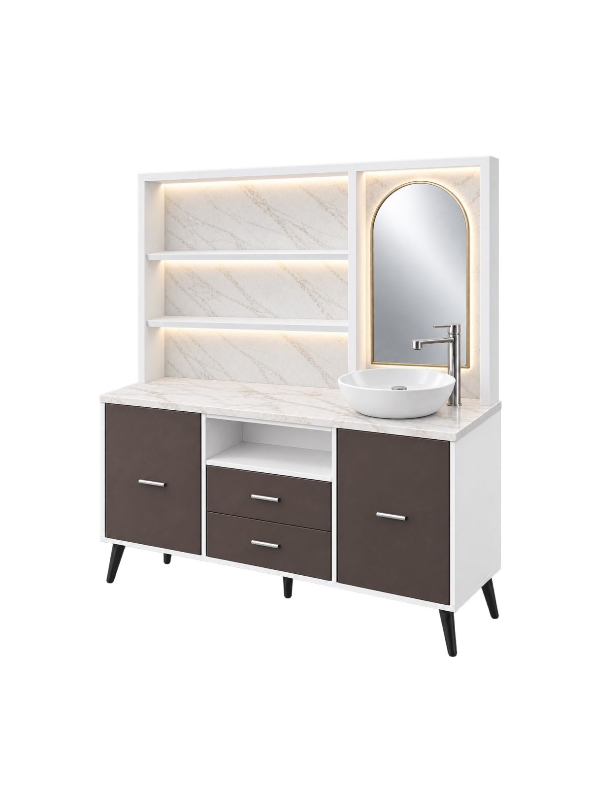 Mobile per Cabina Estetica o Retro Banco Cassa 50cm BB | Pierucci