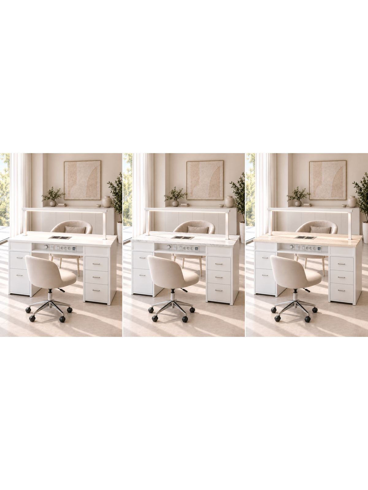 Tavolo Manicure Nails Worker Lux con Aspiratore | Pierucci
