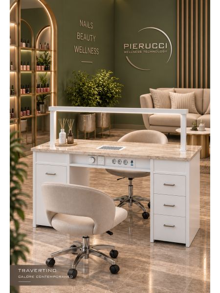 Tavolo Manicure Nails Worker Lux con Aspiratore | Pierucci