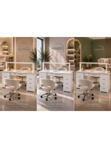 Tavolo Manicure Nails Worker Lux con Aspiratore | Pierucci