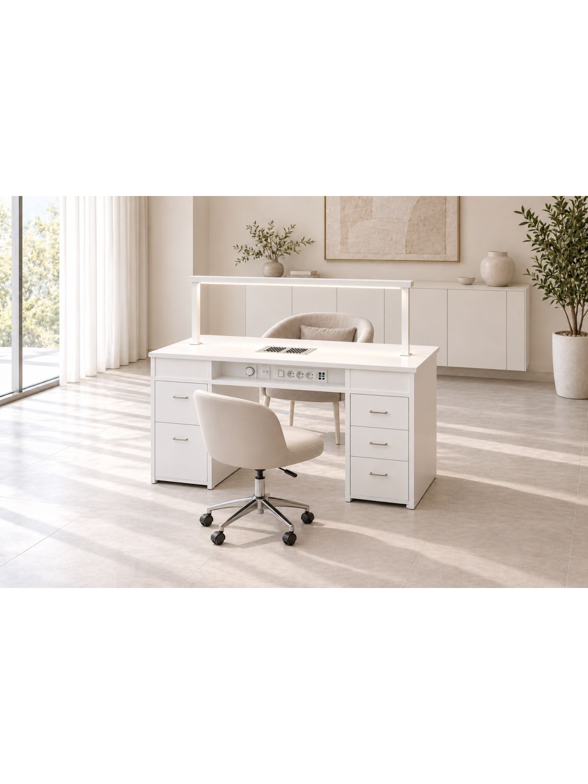 Tavolo Manicure Nails Worker Lux con Aspiratore | Pierucci