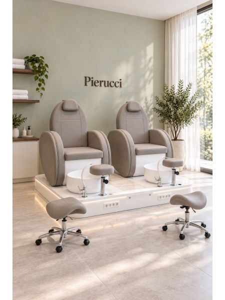 Poltrona Podo Pedicure Manicure Tavolo Nails Aspiratore Unghie Lettino Massaggio Reception Banco Cassa Arredamento Centro Esteti