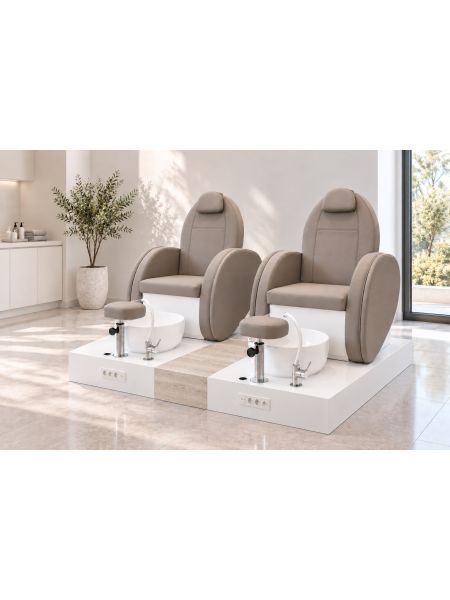 Poltrona Podo Pedicure Manicure Tavolo Nails Aspiratore Unghie Lettino Massaggio Reception Banco Cassa Arredamento Centro Esteti