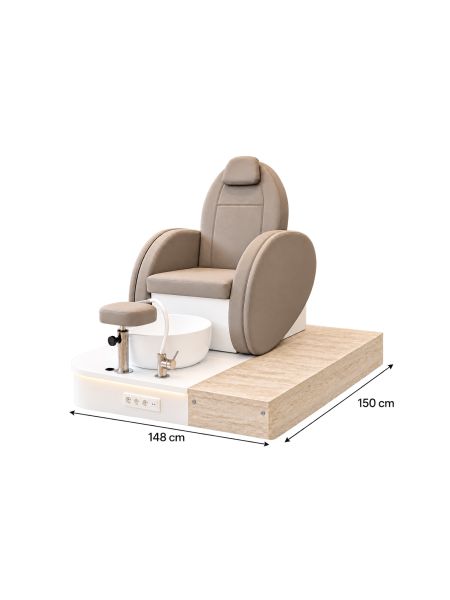 Poltrona Podo Pedicure Manicure Tavolo Nails Aspiratore Unghie Lettino Massaggio Reception Banco Cassa Arredamento Centro Esteti