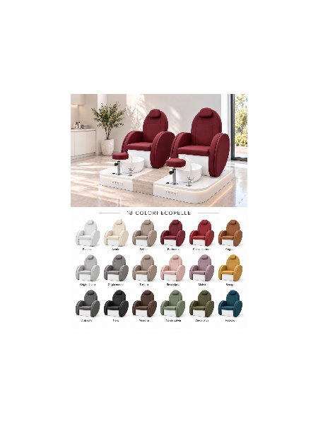 Poltrona Podo Pedicure Manicure Tavolo Nails Aspiratore Unghie Lettino Massaggio Reception Banco Cassa Arredamento Centro Esteti