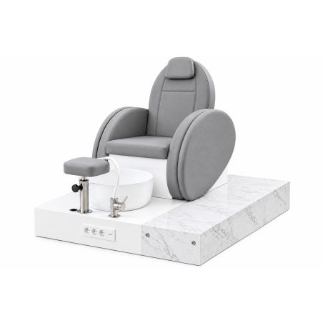 Poltrona Podo Pedicure Manicure Tavolo Nails Aspiratore Unghie Lettino Massaggio Reception Banco Cassa Arredamento Centro Esteti