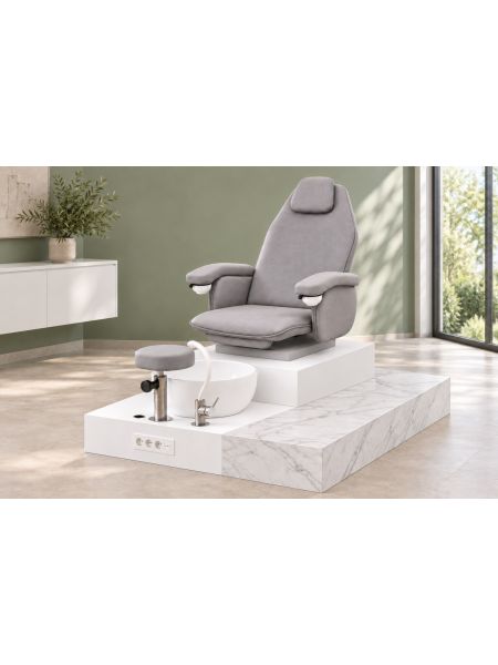 Poltrona Podo Pedicure Manicure Tavolo Nails Aspiratore Unghie Lettino Massaggio Reception Banco Cassa Arredamento Centro Esteti