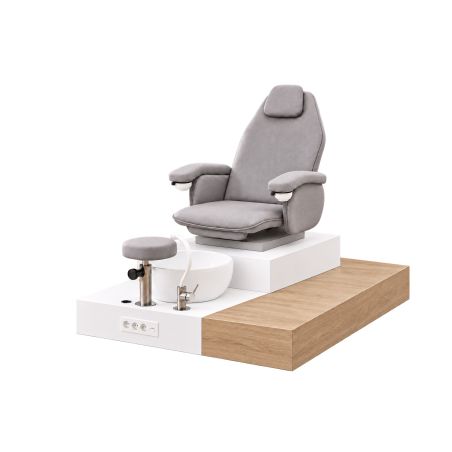 Poltrona Podo Pedicure Manicure Tavolo Nails Aspiratore Unghie Lettino Massaggio Reception Banco Cassa Arredamento Centro Esteti