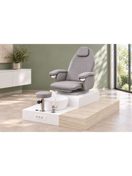 Poltrona Podo Pedicure Manicure Tavolo Nails Aspiratore Unghie Lettino Massaggio Reception Banco Cassa Arredamento Centro Esteti