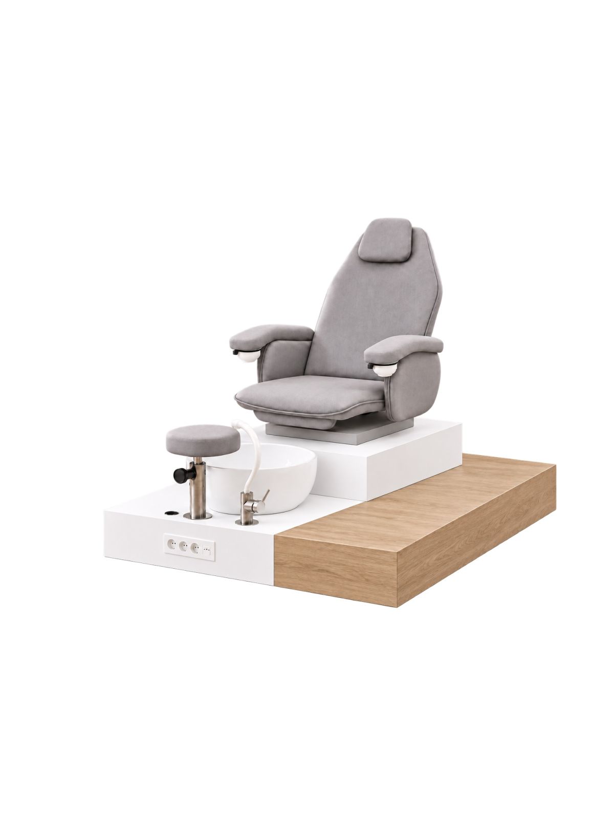Poltrona Podo Pedicure Manicure Tavolo Nails Aspiratore Unghie Lettino Massaggio Reception Banco Cassa Arredamento Centro Esteti