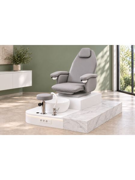 Poltrona Podo Pedicure Manicure Tavolo Nails Aspiratore Unghie Lettino Massaggio Reception Banco Cassa Arredamento Centro Esteti
