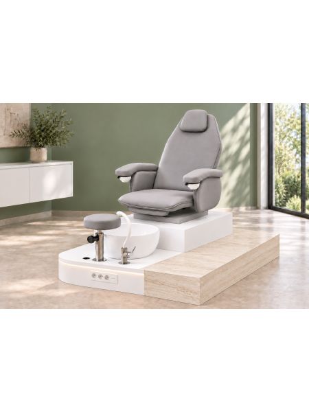 Poltrona Podo Pedicure Manicure Tavolo Nails Aspiratore Unghie Lettino Massaggio Reception Banco Cassa Arredamento Centro Esteti