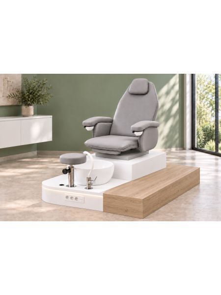 Poltrona Podo Pedicure Manicure Tavolo Nails Aspiratore Unghie Lettino Massaggio Reception Banco Cassa Arredamento Centro Esteti