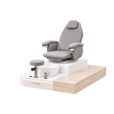 Poltrona Podo Pedicure Manicure Tavolo Nails Aspiratore Unghie Lettino Massaggio Reception Banco Cassa Arredamento Centro Esteti