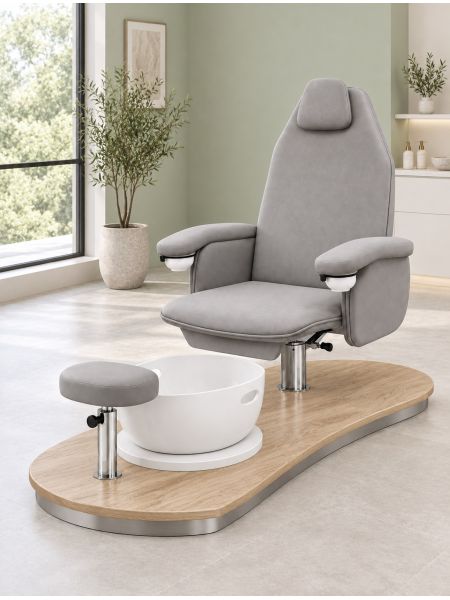 Poltrona Podo Pedicure Manicure Tavolo Nails Aspiratore Unghie Lettino Massaggio Reception Banco Cassa Arredamento Estetico