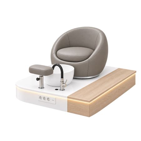 Poltrona Podo Pedicure Manicure Tavolo Nails Aspiratore Unghie Lettino Massaggio Reception Banco Cassa Arredamento Centro Esteti