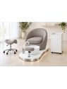 Poltrona Podo Pedicure Manicure Tavolo Nails Aspiratore Unghie Lettino Massaggio Reception Banco Cassa Arredamento Centro Esteti