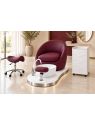 Poltrona Podo Pedicure Manicure Tavolo Nails Aspiratore Unghie Lettino Massaggio Reception Banco Cassa Arredamento Centro Esteti
