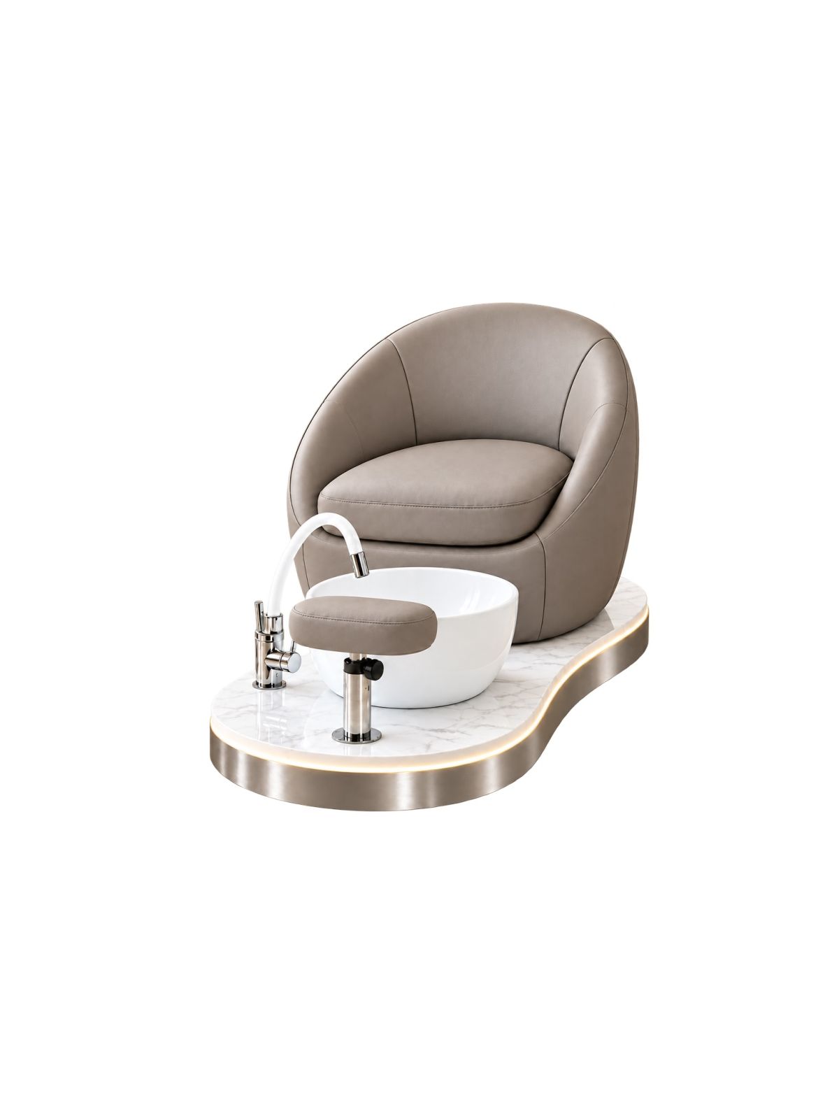 Poltrona Podo Pedicure Manicure Tavolo Nails Aspiratore Unghie Lettino Massaggio Reception Banco Cassa Arredamento Centro Esteti