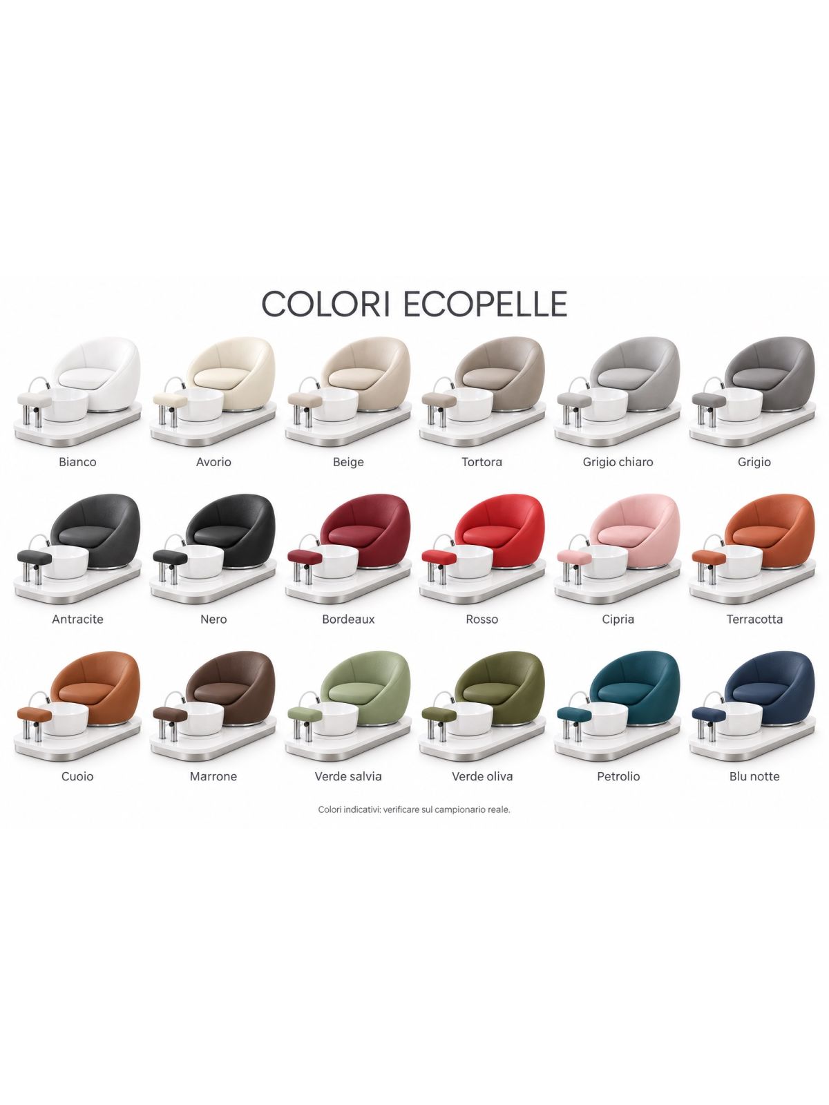 Poltrona Podo Pedicure Manicure Tavolo Nails Aspiratore Unghie Lettino Massaggio Reception Banco Cassa Arredamento Centro Esteti