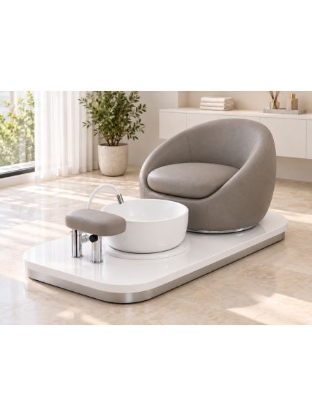 Poltrona Podo Pedicure Manicure Tavolo Nails Aspiratore Unghie Lettino Massaggio Reception Banco Cassa Arredamento Centro Esteti