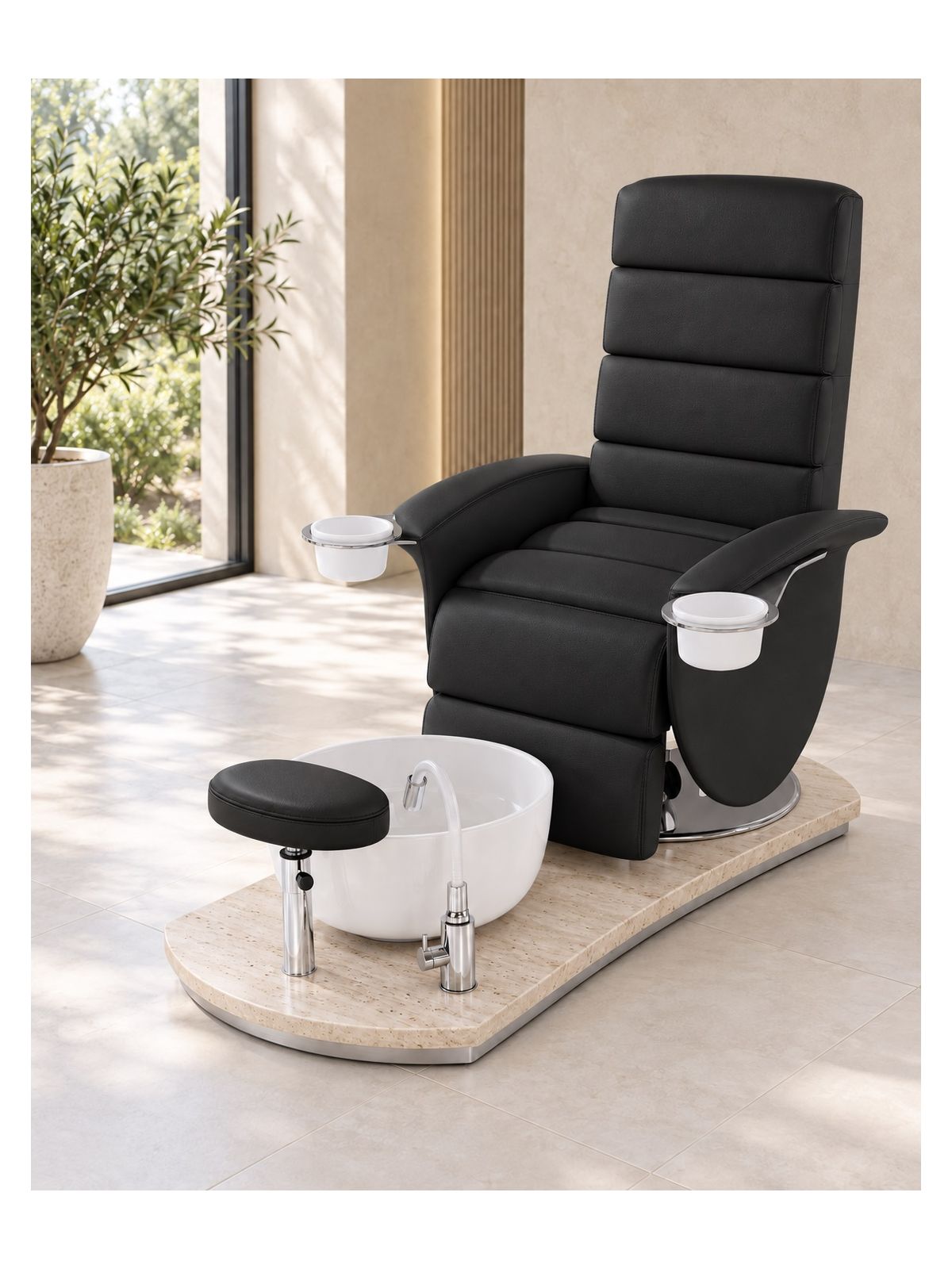 Poltrona Podologica per Estetica, Estetista - Domina Relax spa MB-N | Pierucci