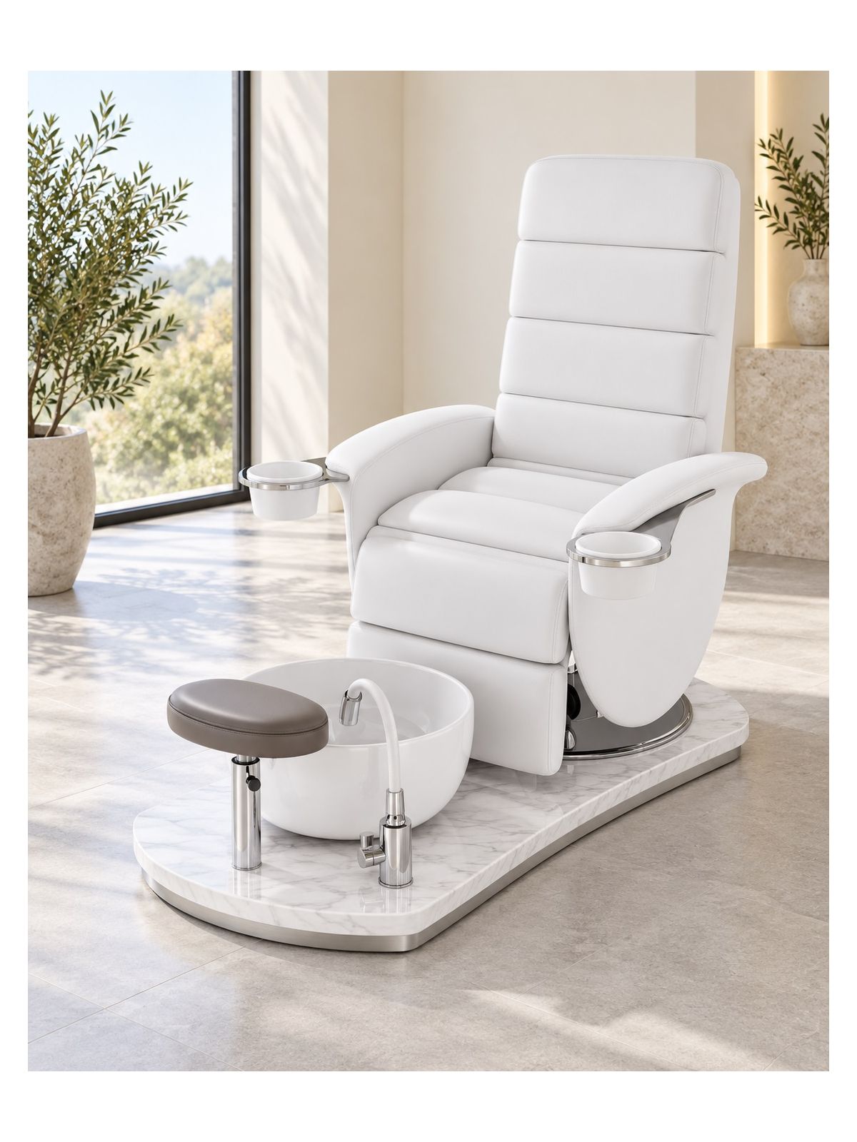 Poltrona Podologica per Estetica, Estetista - Domina Relax spa MB-N | Pierucci
