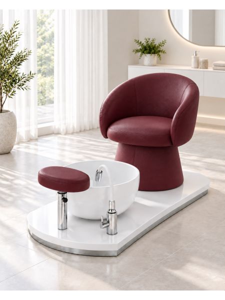 Poltrona Podo Pedicure Manicure Tavolo Nails Aspiratore Unghie Lettino Massaggio Reception Banco Cassa Arredamento Centro Esteti