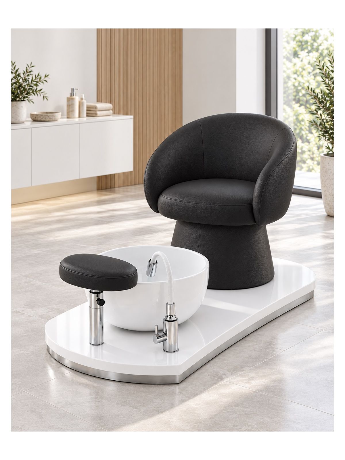 Poltrona Podo Pedicure Manicure Tavolo Nails Aspiratore Unghie Lettino Massaggio Reception Banco Cassa Arredamento Centro Esteti