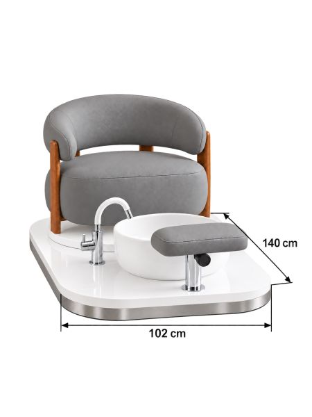 Poltrona Podo Pedicure Manicure Tavolo Nails Aspiratore Unghie Lettino Massaggio Reception Banco Cassa Arredamento Centro Esteti