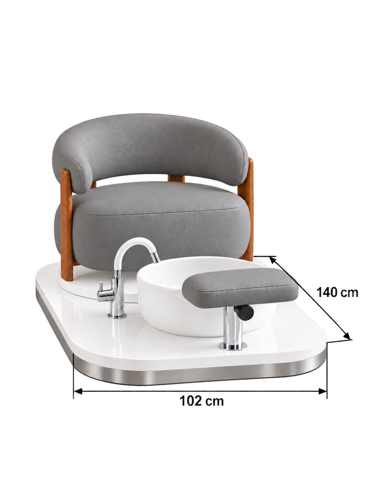 Poltrona Podo Pedicure Manicure Tavolo Nails Aspiratore Unghie Lettino Massaggio Reception Banco Cassa Arredamento Centro Esteti