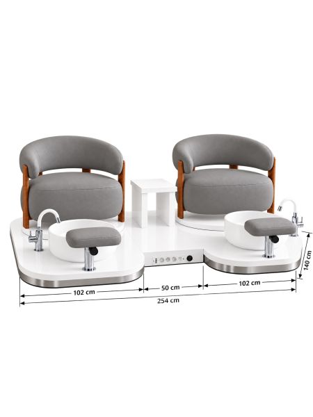 Poltrona Podo Pedicure Manicure Tavolo Nails Aspiratore Unghie Lettino Massaggio Reception Banco Cassa Arredamento Centro Esteti