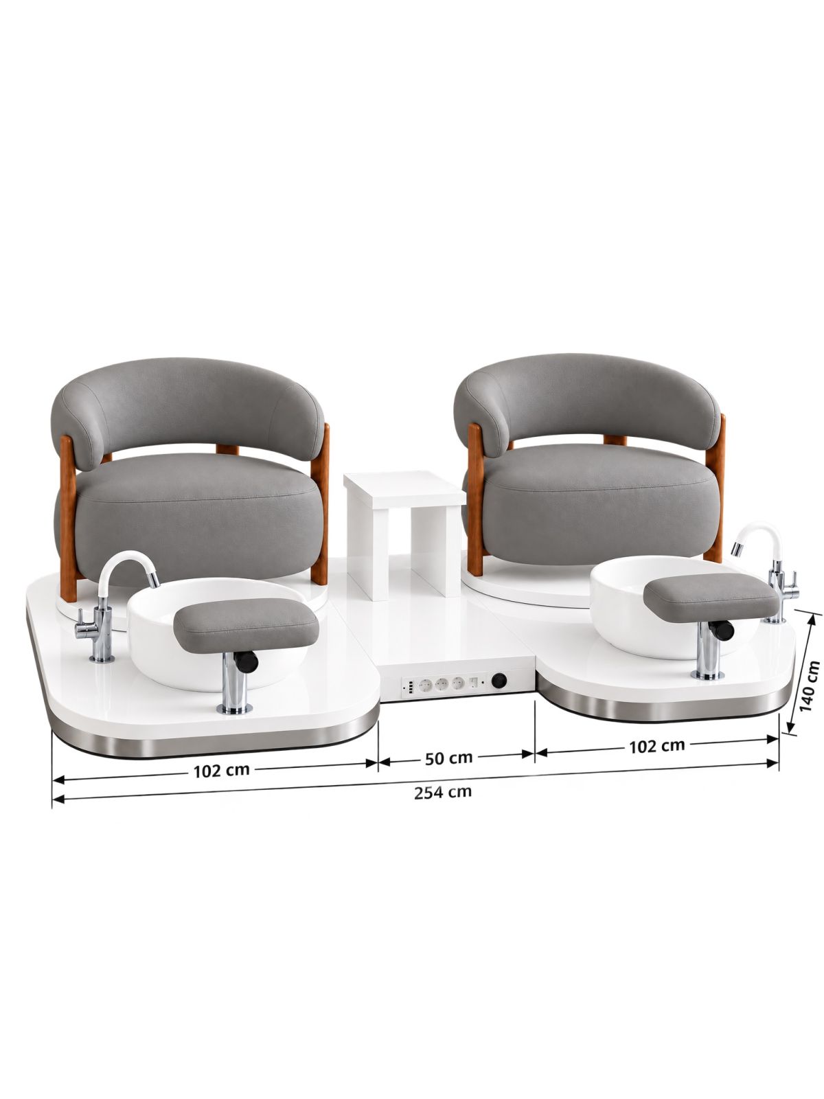 Poltrona Podo Pedicure Manicure Tavolo Nails Aspiratore Unghie Lettino Massaggio Reception Banco Cassa Arredamento Centro Esteti