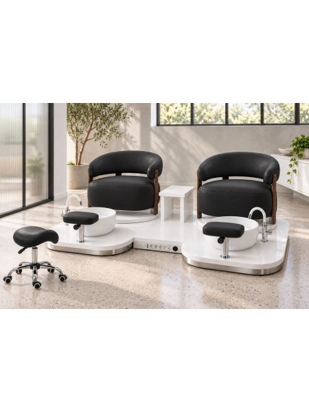 Poltrona Podo Pedicure Manicure Tavolo Nails Aspiratore Unghie Lettino Massaggio Reception Banco Cassa Arredamento Centro Esteti