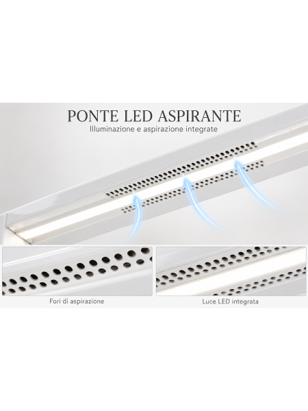 Tavolo Nails Lux con Aspiratore | Pierucci
