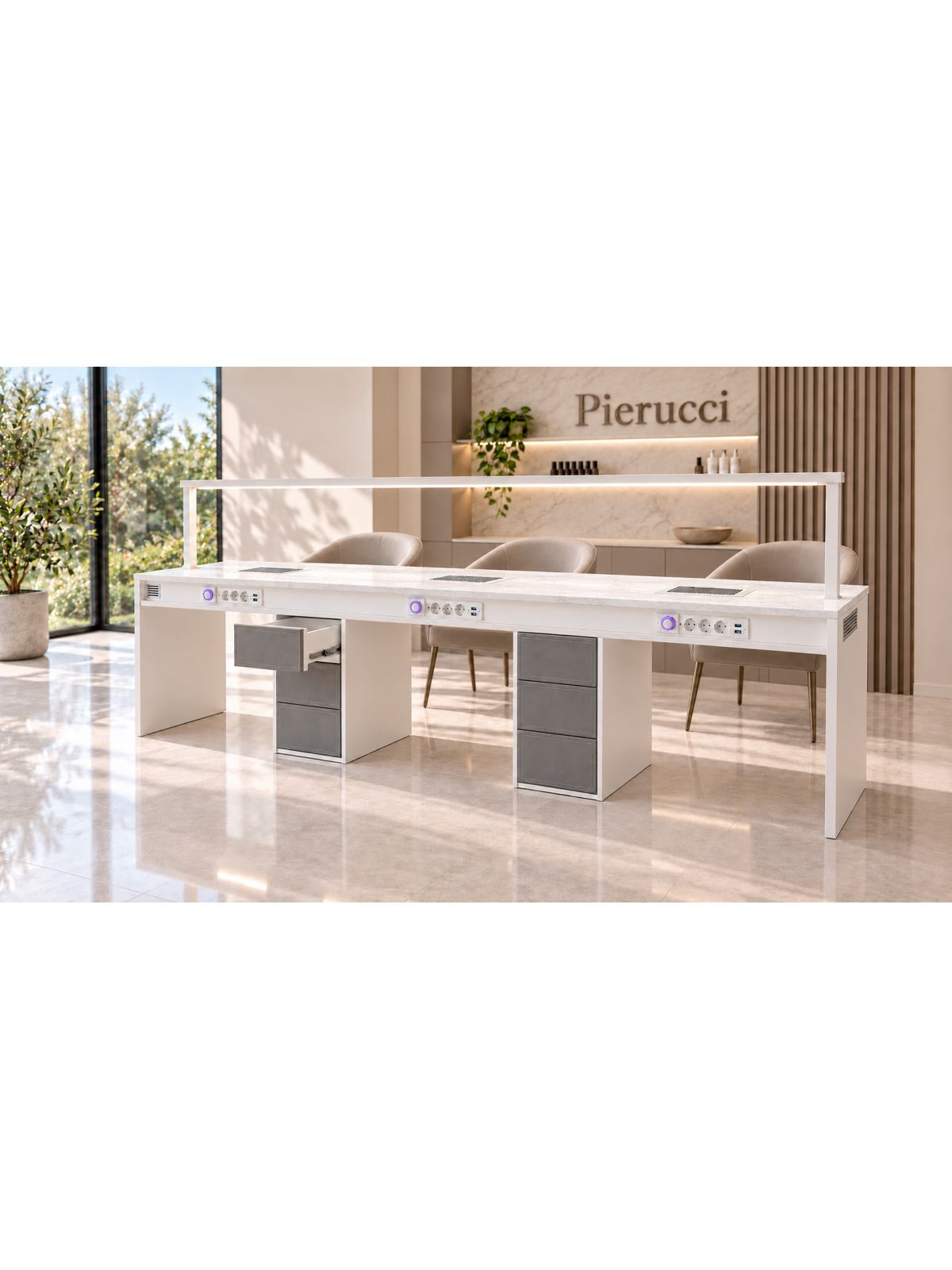 Tavolo Nails Lux con Aspiratore | Pierucci