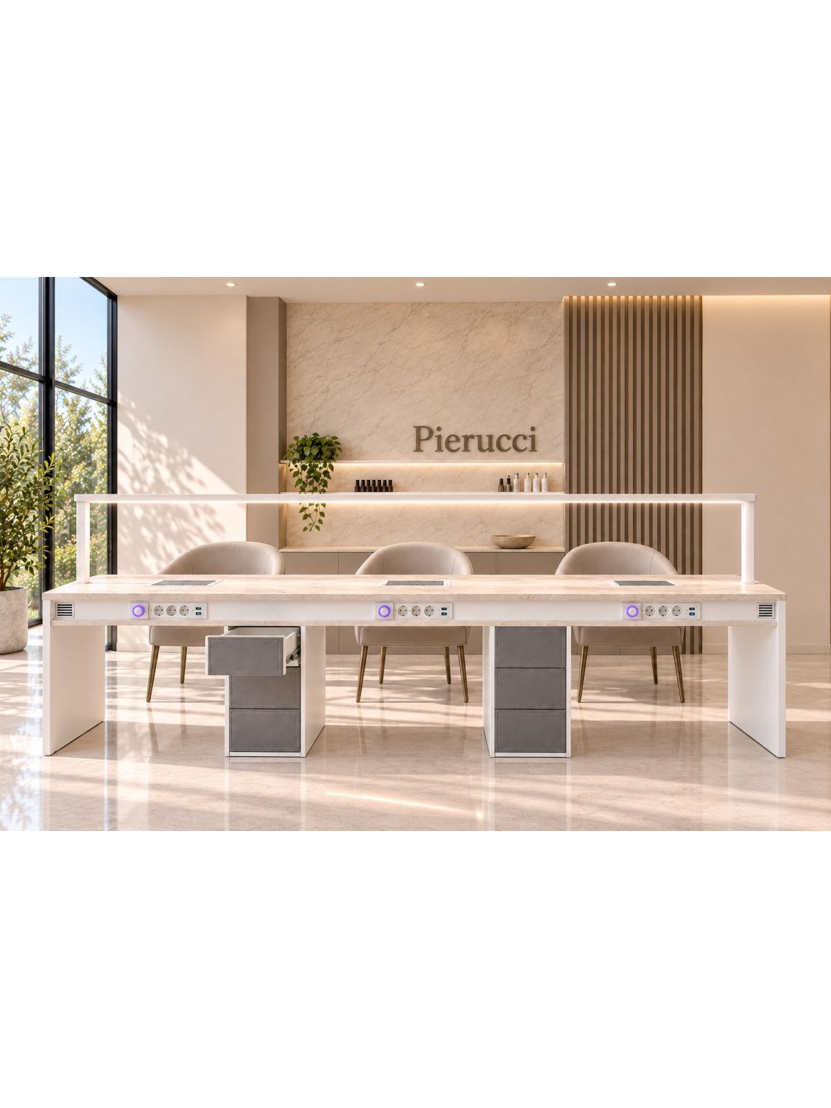 Tavolo Nails Lux con Aspiratore | Pierucci
