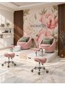 Poltrona Podo Pedicure Manicure Tavolo Nails Aspiratore Unghie Lettino Massaggio Reception Banco Cassa Arredamento Centro Esteti